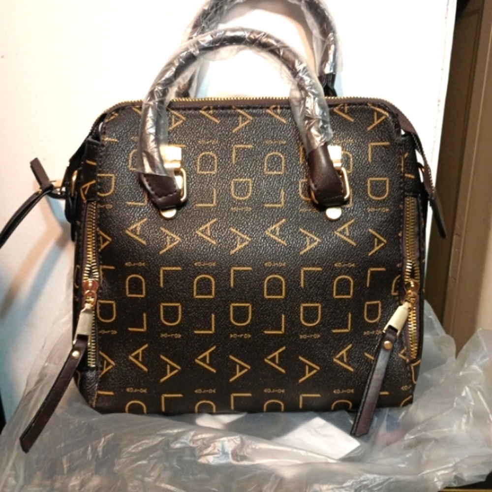 ALDO Brown and Gold bag